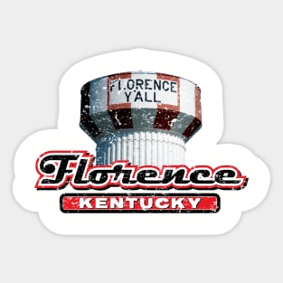 Famous Florence Y'all Water Tower Sticker